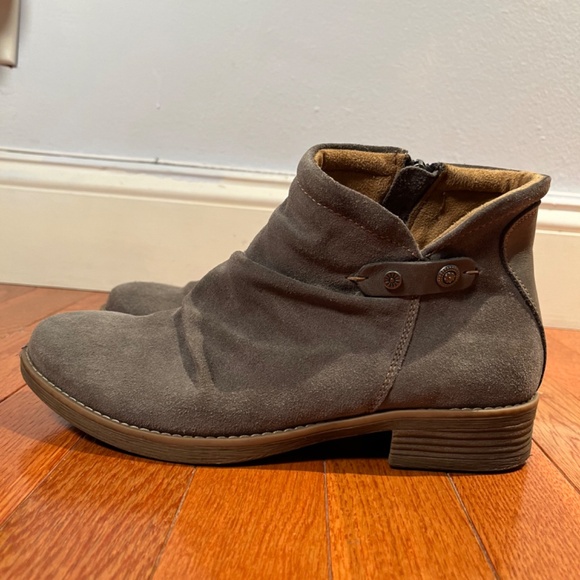 Comfortiva Ankle Boots  Size 7 Grey Charcoal Leather - Picture 4 of 6